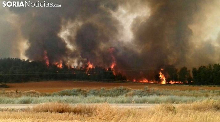 Una imagen del incendio. /SN