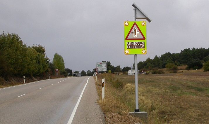 La señal instalada por la DGT. /SdG