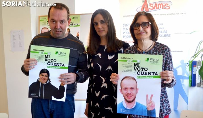 Jaime Enciso, Jimena de Miguel y Anuncia Izuel este jueves en Asamis. /SN