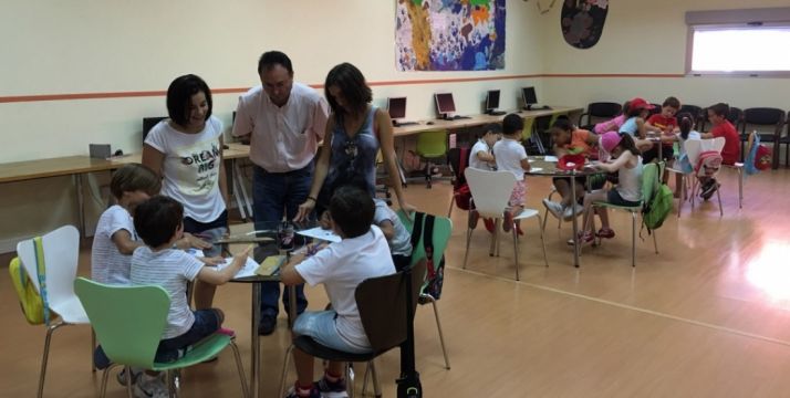 Chavales en verano en El Burgo de Osma