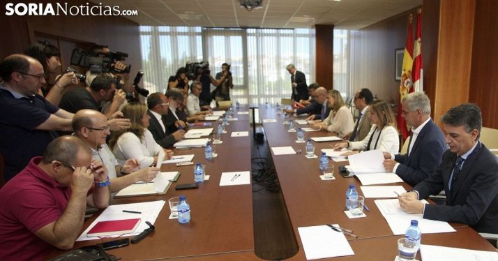 Reunión de los agentes implicados en el Plan Soria. /SN