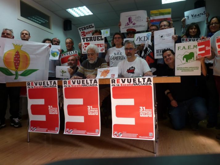 Presentación de la Revuelta de la España Vaciada en Madrid.