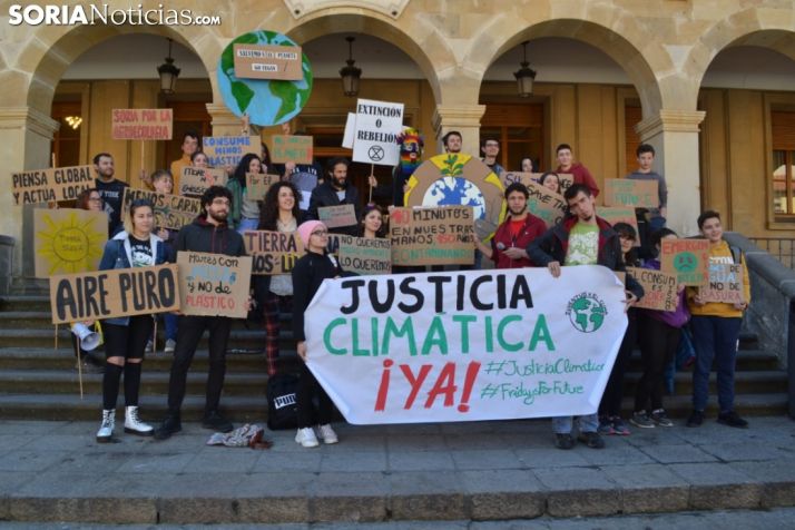 Podemos Soria anuncia que se movilizará cada viernes junto a la Juventud por el Clima