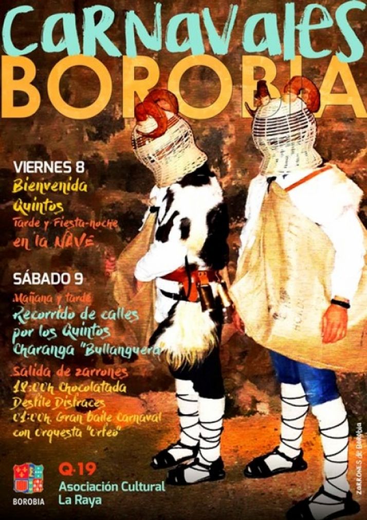 Carnaval de Borobia con los quintos y los zarrones