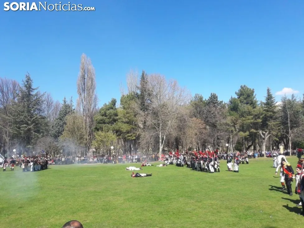 Una imagen de la escenificación este sábado en la Dehesa. /M-Audiovisuales