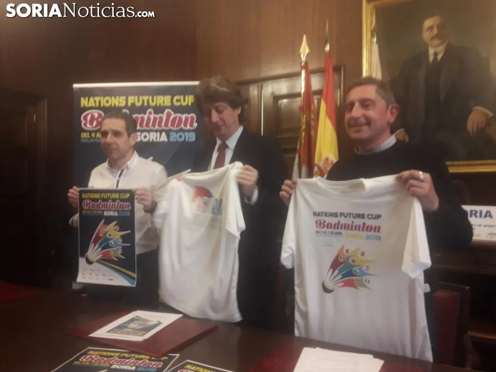 Presentación del Nations Future Cup en el Ayuntamiento de Soria. SN