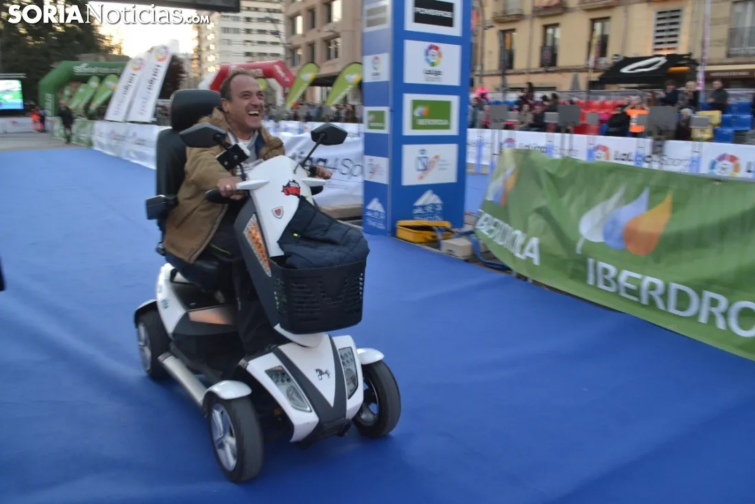 Una imagen de la carrera solidaria este viernes. /SN