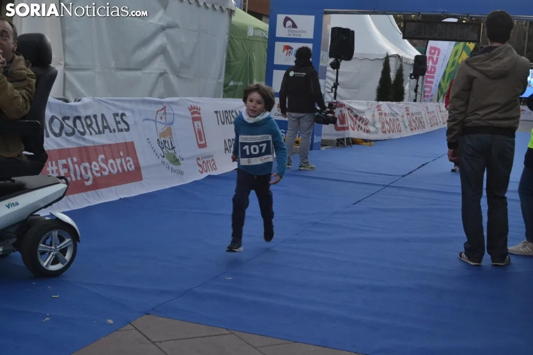 Una imagen de la carrera solidaria este viernes. /SN