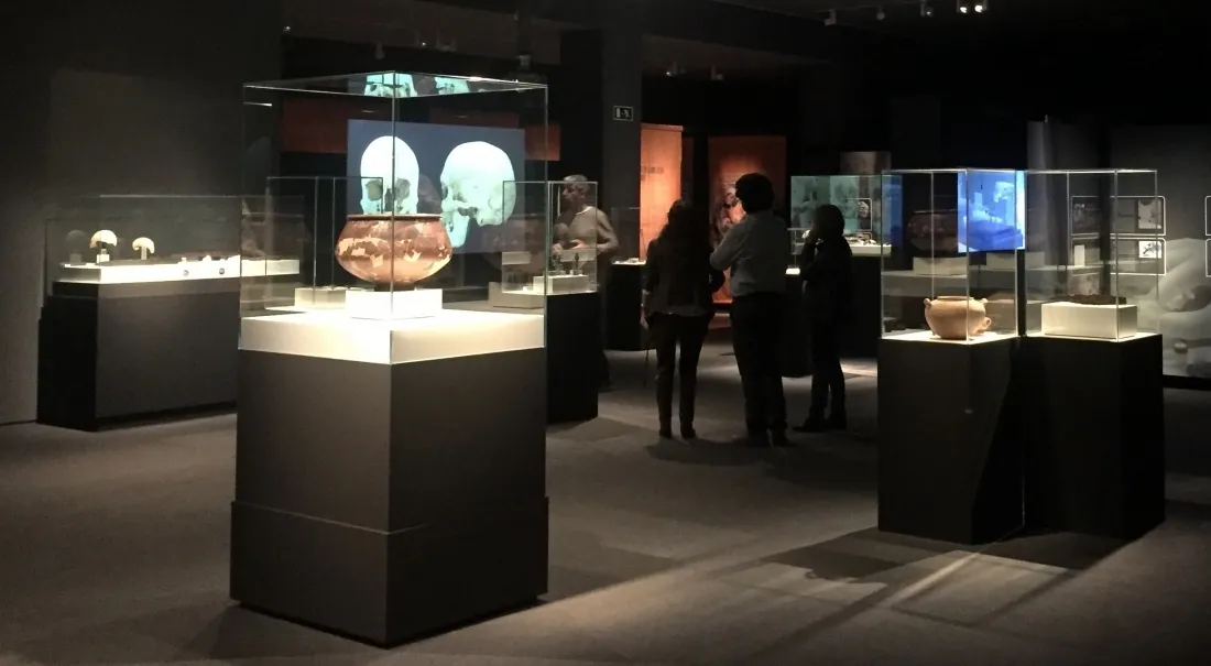 Exposición en el Arquelológico Nacional, con piezas del Numantino. /Jta.