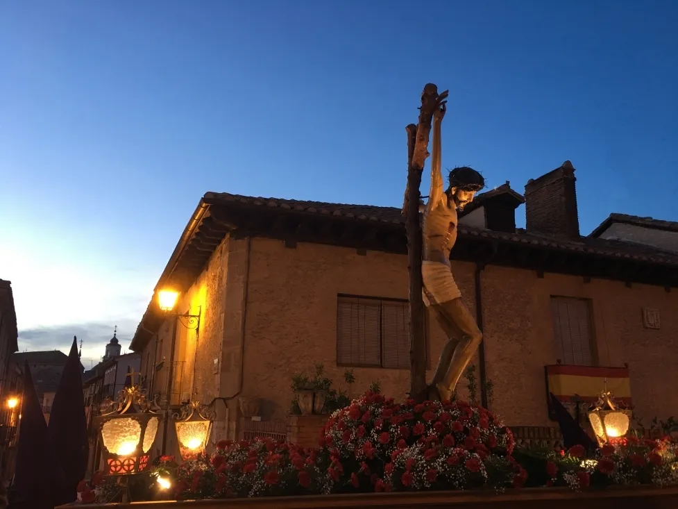 Una imagen de estos días devocionales en El Burgo. /ABO