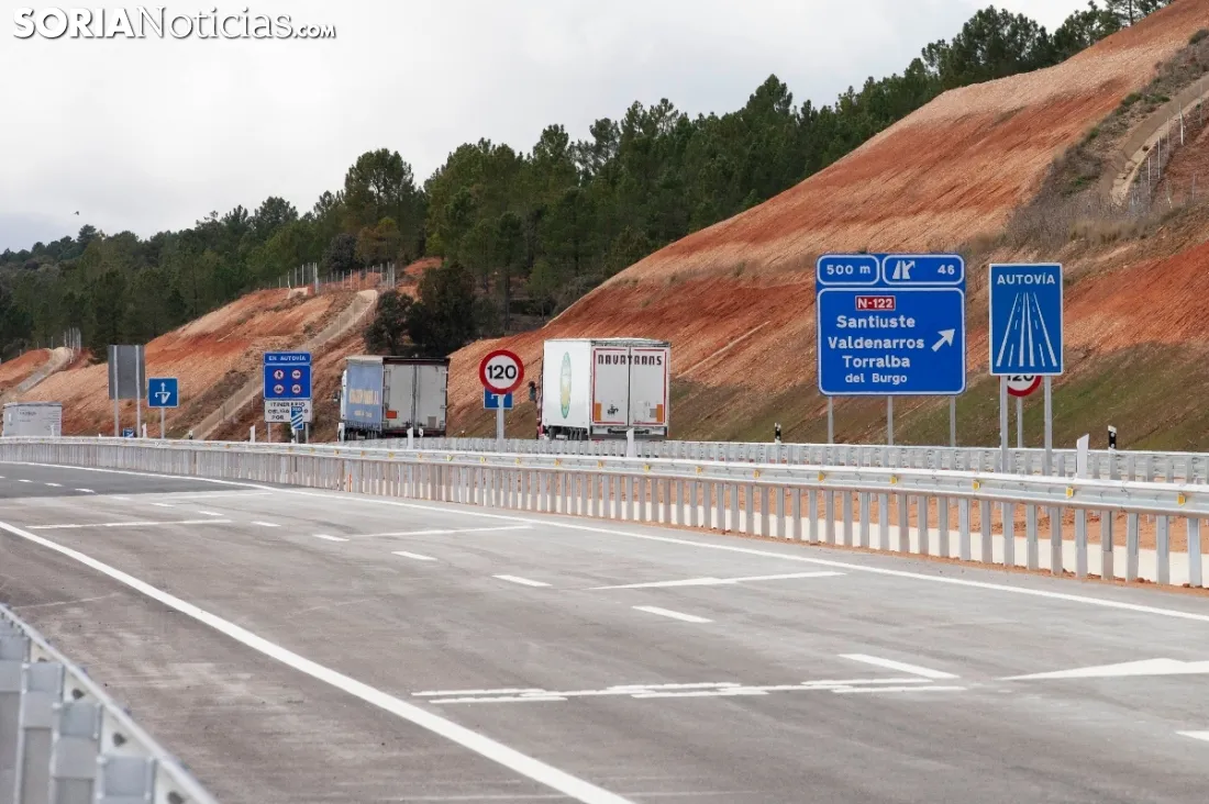 Una imagen de la entrada en servicio de la calzada. /María Ferrer