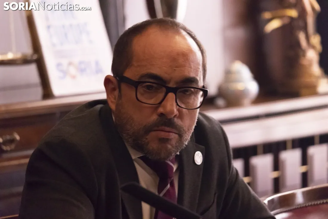 Rueda de Prensa Ayuntamiento de Soria. /Jasmín Malvesado