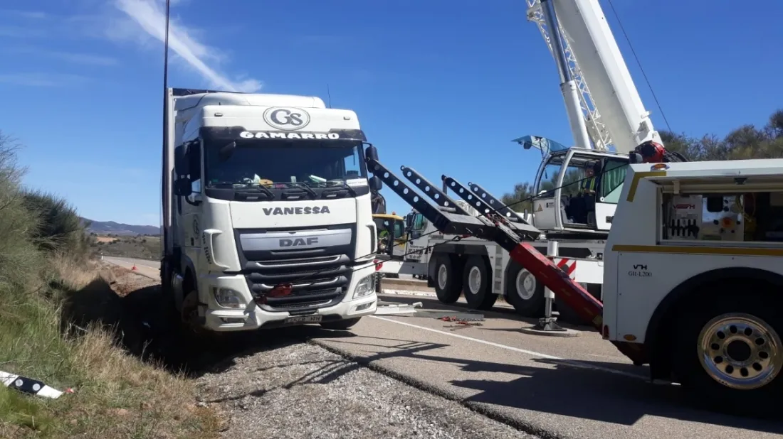 Accidente en la comarcal 101. 