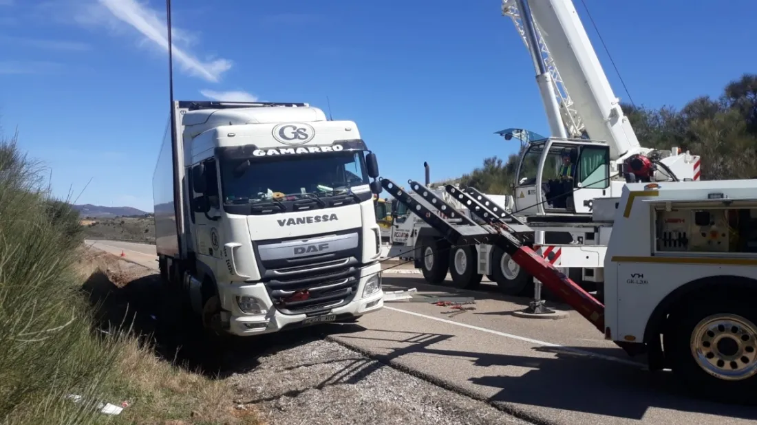 Accidente en la comarcal 101. 