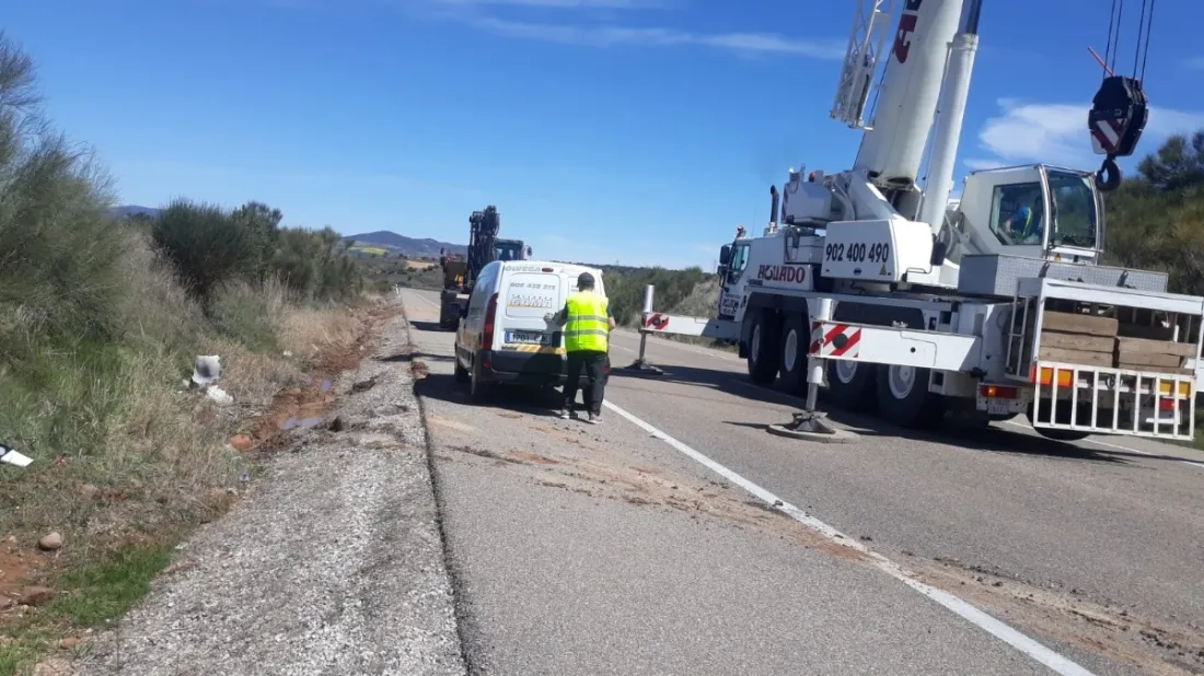 Accidente en la comarcal 101. 