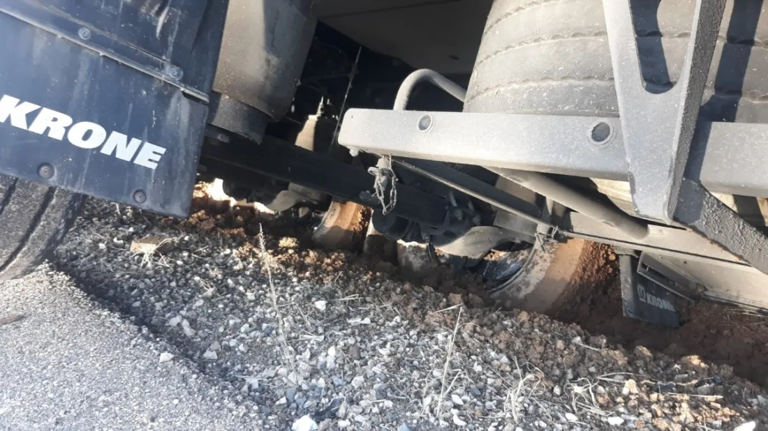Accidente en la comarcal 101. 