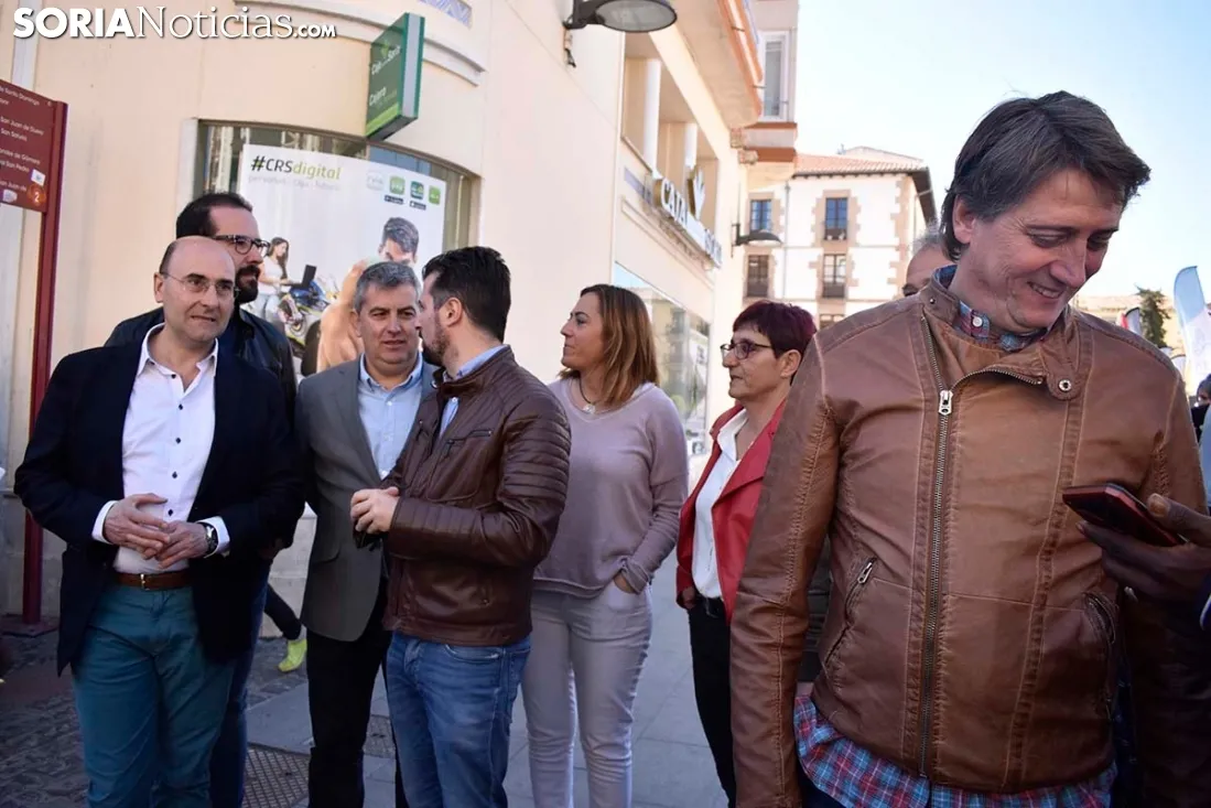 Luis Tudanca en Soria.