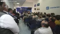 Una imagen del acto celebrado en la sede del PP soriano. /SN