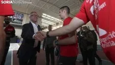 Una imagen del ministro en las instalaciones deportivas. /SN