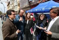 Una imagen de Andrea Levy este miércoles en Soria. /SN