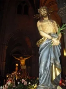 Una imagen de estos días devocionales en El Burgo. /ABO