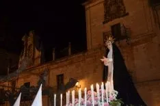 Una imagen de estos días devocionales en El Burgo. /ABO