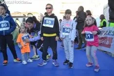 Una imagen de la carrera solidaria este viernes. /SN