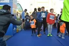 Una imagen de la carrera solidaria este viernes. /SN