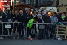 Una imagen de la carrera solidaria este viernes. /SN