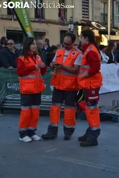 Una imagen de la carrera solidaria este viernes. /SN