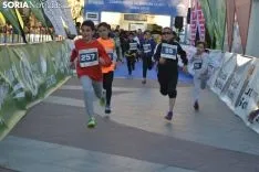Una imagen de la carrera solidaria este viernes. /SN