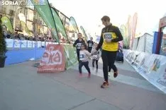 Una imagen de la carrera solidaria este viernes. /SN