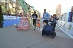 Una imagen de la carrera solidaria este viernes. /SN