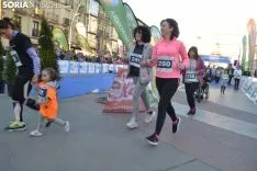 Una imagen de la carrera solidaria este viernes. /SN