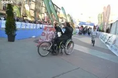 Una imagen de la carrera solidaria este viernes. /SN