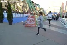 Una imagen de la carrera solidaria este viernes. /SN