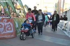 Una imagen de la carrera solidaria este viernes. /SN