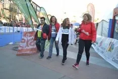 Una imagen de la carrera solidaria este viernes. /SN