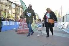 Una imagen de la carrera solidaria este viernes. /SN