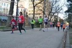 Una imagen de la carrera solidaria este viernes. /SN