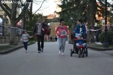 Una imagen de la carrera solidaria este viernes. /SN