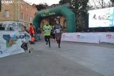 Una imagen de la carrera solidaria este viernes. /SN