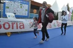 Una imagen de la carrera solidaria este viernes. /SN