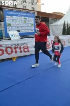 Una imagen de la carrera solidaria este viernes. /SN