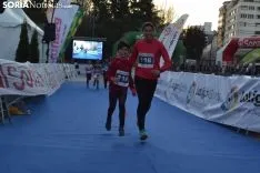 Una imagen de la carrera solidaria este viernes. /SN