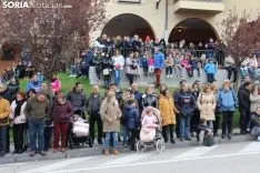Viernes Santo en Soria. Procesión del Santo Entierro de Cristo. SN