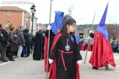 Viernes Santo en Soria. Procesión del Santo Entierro de Cristo. SN