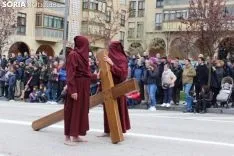 Viernes Santo en Soria. Procesión del Santo Entierro de Cristo. SN
