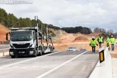 Una imagen de la entrada en servicio de la calzada. /María Ferrer