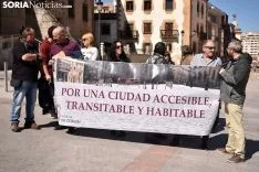 Concentración de Soria en Común en San Juan de Rabanera.